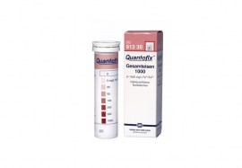 Quantofix Ferro Total 0-1000 Mg/L Fe2+/3+ - 100 Tiras - Macherey-Nagel